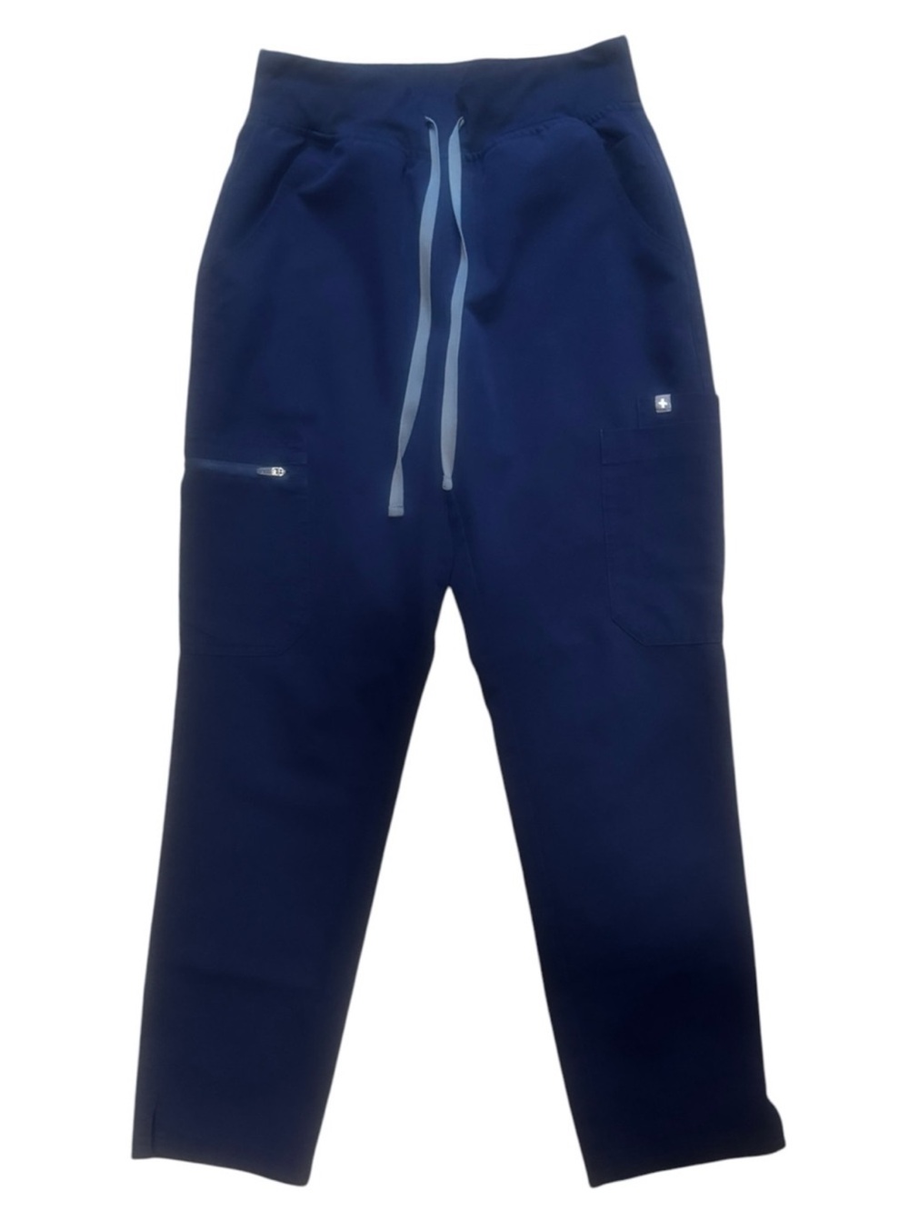 FIGS High Waisted Yola Jogger Scrub Pants Navy XS Petite New Waistband 💙
